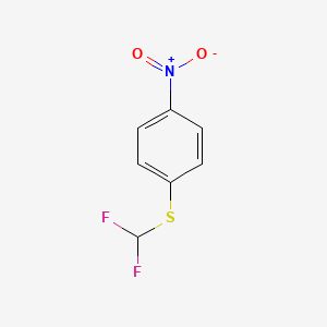 molecular formula C7H5F2NO2S B1598703 4-(Difluoromethylthio)nitrobenzene CAS No. 24933-57-1