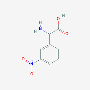 molecular formula C8H8N2O4 B1598705 2-amino-2-(3-nitrophenyl)acetic Acid CAS No. 30077-08-8