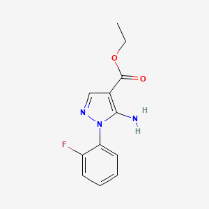 ethyl 5-amino-1-(2-fluorophenyl)-1H-pyrazole-4-carboxylate