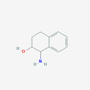 molecular formula C10H13NO B1598719 1-Amino-1,2,3,4-tetrahydronaphthalen-2-ol CAS No. 90874-85-4