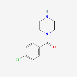 molecular formula C11H13ClN2O B1598735 (4-Chlorophenyl)(piperazin-1-YL)methanone CAS No. 54042-47-6