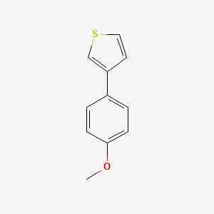 molecular formula C11H10OS B1598737 3-(4-Methoxyphenyl)thiophene CAS No. 82437-75-0