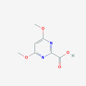 molecular formula C7H8N2O4 B159874 4,6-Dimethoxypyrimidine-2-carboxylic acid CAS No. 128276-50-6