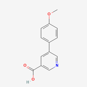 molecular formula C13H11NO3 B1598746 5-(4-Methoxyphenyl)nicotinic acid CAS No. 887973-52-6