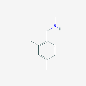 molecular formula C10H15N B1598750 N-(2,4-dimethylbenzyl)-N-methylamine CAS No. 766502-85-6
