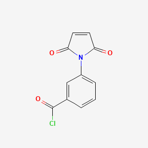 molecular formula C11H6ClNO3 B1598753 3-(2,5-Dihydro-2,5-dioxo-1H-pyrrol-1-yl)benzoyl chloride CAS No. 61960-57-4