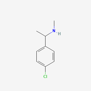 molecular formula C9H12ClN B1598754 1-(4-chlorophenyl)-N-methylethanamine CAS No. 51586-23-3