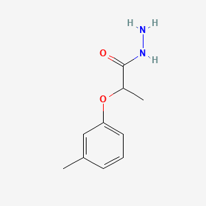 molecular formula C10H14N2O2 B1598756 2-(3-甲基苯氧基)丙酰肼 CAS No. 90330-07-7