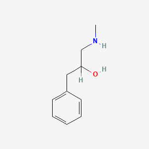 molecular formula C10H15NO B1598762 1-(Methylamino)-3-phenylpropan-2-ol CAS No. 63009-94-9