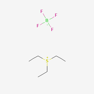 molecular formula C6H15BF4S B1598766 Triethylsulphonium tetrafluoroborate(1-) CAS No. 368-40-1