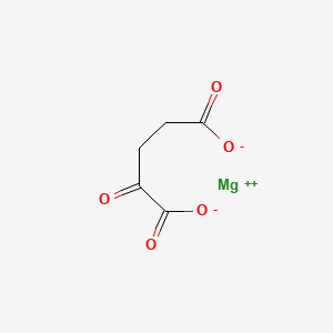 molecular formula C5H6MgO5+2 B1598767 Magnesium 2-oxoglutarate CAS No. 42083-41-0