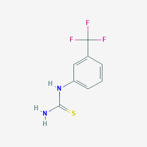 molecular formula C8H7F3N2S B159877 3-(Trifluoromethyl)phenylthiourea CAS No. 1736-70-5