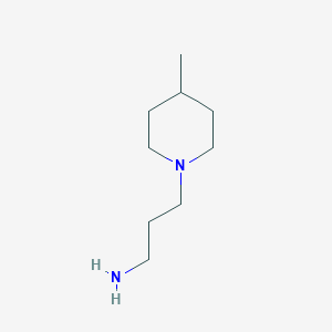 molecular formula C9H20N2 B1598771 3-(4-Methylpiperidin-1-yl)propan-1-amine CAS No. 6241-30-1