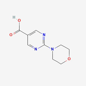 molecular formula C9H11N3O3 B1598772 2-吗啉基嘧啶-5-羧酸 CAS No. 253315-05-8