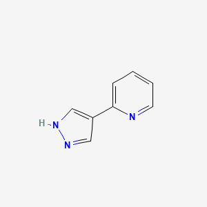 molecular formula C8H7N3 B1598780 2-(1H-吡唑-4-基)吡啶 CAS No. 439106-75-9