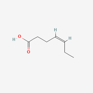 molecular formula C7H12O2 B1598783 4-庚烯酸 CAS No. 41653-95-6