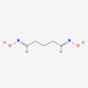 molecular formula C5H10N2O2 B1598789 GLUTARALDEHYDEDIOXIME CAS No. 6635-57-0