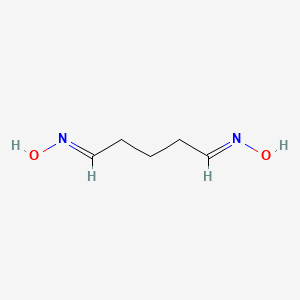molecular formula C5H10N2O2 B1598789 (1E,5E)-N,N'-二羟基戊烷-1,5-二亚胺 CAS No. 6635-57-0