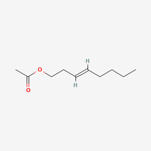 molecular formula C10H18O2 B1598790 3-Octen-1-ol, acetate, (E)- CAS No. 69668-83-3