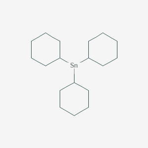 molecular formula C18H33Sn B1598791 Stannane, tricyclohexyl- CAS No. 6056-50-4