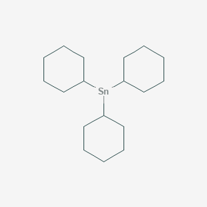 molecular formula C18H33Sn B1598791 Tricyclohexyltin hydride CAS No. 6056-50-4