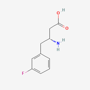 molecular formula C10H12FNO2 B1598798 (R)-3-Amino-4-(3-fluorophenyl)butanoic acid CAS No. 746595-89-1