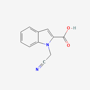 1-(cyanomethyl)-1H-indole-2-carboxylic acid