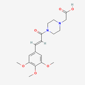 molecular formula C18H24N2O6 B1598813 Cinepazic acid CAS No. 54063-23-9