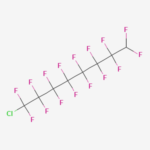 molecular formula C8HClF16 B1598814 1-Chloro-1,1,2,2,3,3,4,4,5,5,6,6,7,7,8,8-hexadecafluorooctane CAS No. 423-53-0