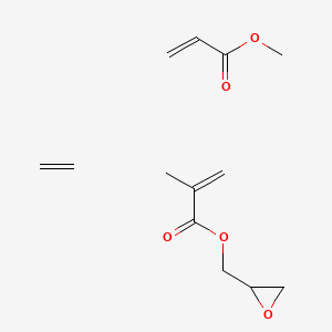 2-Propenoic acid, 2-methyl-, oxiranylmethyl ester, polymer with ethene and methyl 2-propenoate