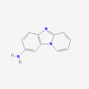 molecular formula C11H9N3 B159882 Pyrido[1,2-a]benzimidazol-8-amine CAS No. 130595-01-6