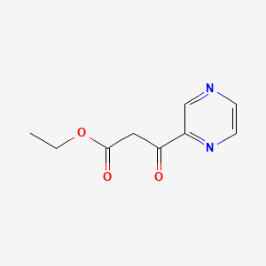 molecular formula C9H10N2O3 B1598821 3-(2-吡嗪基)-3-氧代丙酸乙酯 CAS No. 62124-77-0