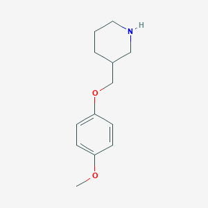 3-[(4-Methoxyphenoxy)methyl]piperidine