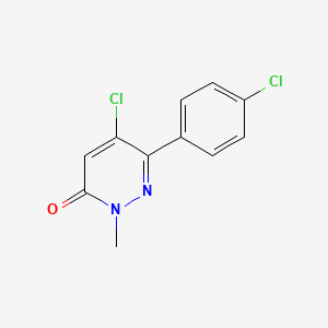 5-Chloro-6-(4-chlorophenyl)-2-methylpyridazin-3(2H)-one