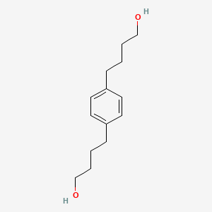 molecular formula C14H22O2 B1598840 4-[4-(4-Hydroxybutyl)phenyl]butan-1-ol CAS No. 21240-37-9