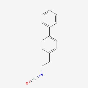 molecular formula C15H13NO B1598849 2-(4-Biphenyl)ethyl isocyanate CAS No. 480439-06-3