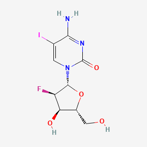 molecular formula C9H11FIN3O4 B1598851 2'-脱氧-2'-氟-5-碘胞苷 CAS No. 80791-93-1