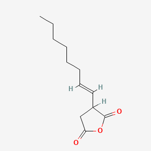 molecular formula C12H18O3 B1598855 1-Octenylsuccinic anhydride CAS No. 7757-96-2