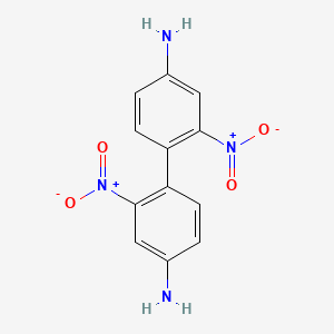 molecular formula C12H10N4O4 B1598859 2,2'-Dinitrobenzidine CAS No. 5855-71-0