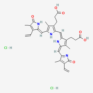 molecular formula C33H36Cl2N4O6 B1598873 Biliverdin hydrochloride CAS No. 55482-27-4