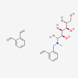 molecular formula C26H35NO6 B1598879 1,2-bis(ethenyl)benzene;(2R,3S,4R,5R)-1-[(2-ethenylphenyl)methyl-methylamino]hexane-1,2,3,4,5,6-hexol CAS No. 63181-98-6