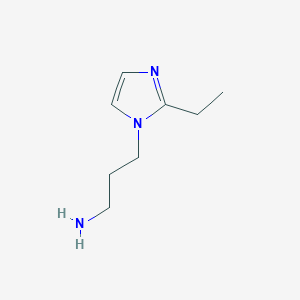 molecular formula C8H15N3 B1598880 3-(2-Ethyl-1H-imidazol-1-yl)propan-1-amine CAS No. 2258-24-4