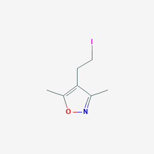 molecular formula C7H10INO B1598885 3,5-Dimethyl-4-(2-iodoethyl)isoxazole CAS No. 83467-36-1