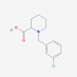 molecular formula C13H16ClNO2 B1598886 1-(3-Chlorobenzyl)piperidine-2-carboxylic acid CAS No. 750557-49-4