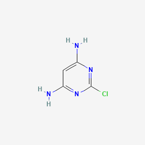 molecular formula C4H5ClN4 B1598890 2-Chloropyrimidine-4,6-diamine CAS No. 53557-61-2
