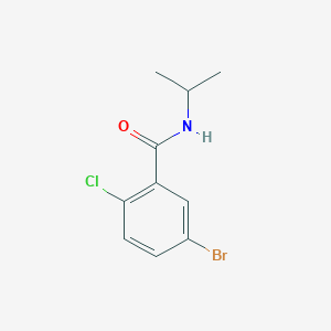 molecular formula C10H11BrClNO B1598894 5-Bromo-2-chloro-N-isopropylbenzamide CAS No. 849898-48-2
