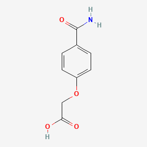 molecular formula C9H9NO4 B1598935 2-(4-氨基甲酰基苯氧基)乙酸 CAS No. 29936-86-5