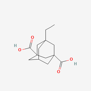 molecular formula C14H20O4 B1598938 1-Ethyl-3,5-adamantanedicarboxylic acid CAS No. 313241-29-1