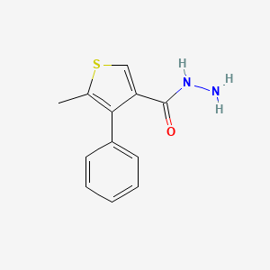 5-Methyl-4-phenylthiophene-3-carbohydrazide