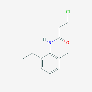 3-chloro-N-(2-ethyl-6-methylphenyl)propanamide